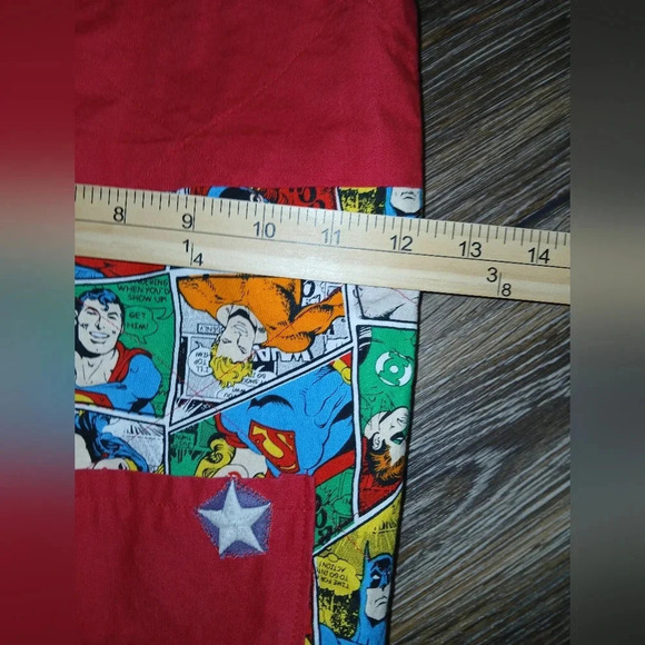 DC Hero's red handmade tote bag action figures,superman wonderwoman - Picture 6 of 7